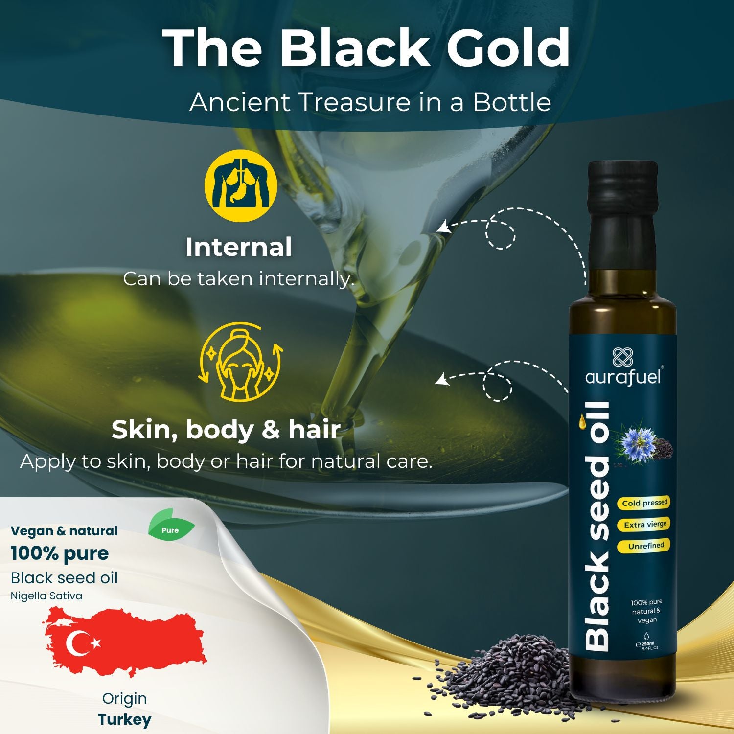 Black seed oil natural & pure - Image 2