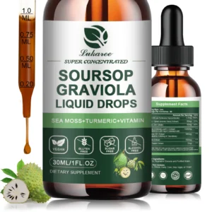 Soursop Graviola Liquid Drops - Immunity, Gut & Cell Support (2 Bottles)