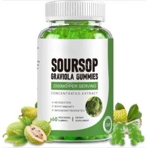 Soursop Graviola Gummies with Zinc & Vitamin C - Immunity & Liver Support