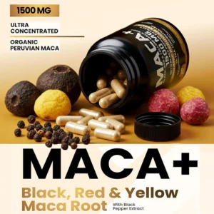 Organic Maca Root 1500mg - 3-Color Peruvian Blend