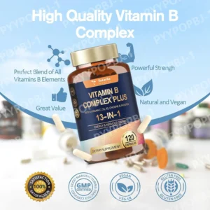 13-in-1 Vitamin B Complex with K2 for Energy